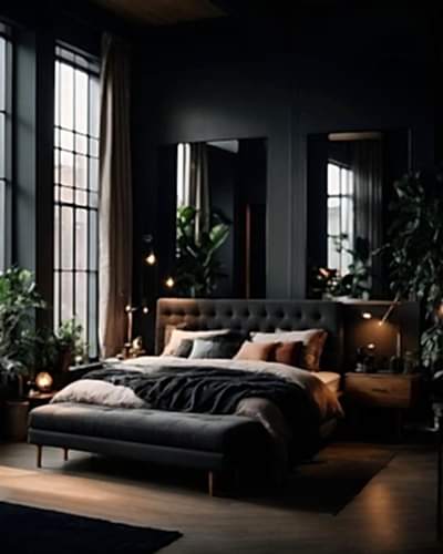 Black Design Yatak Odası Projesi