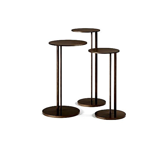 Bronz Metal Zigon Sehpa
