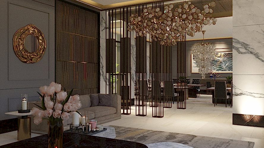 İzmir Salon Dekorasyonu Projesi